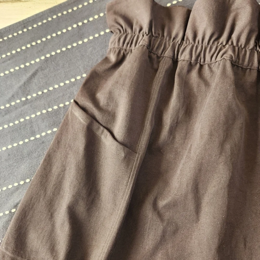 Lululemon Trip Taker Skirt Knee Length Paperbag Waist Black